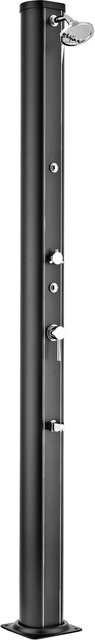 Gre Solardusche aus Aluminium mit 32 l Tank in Schwarz - Bild 1