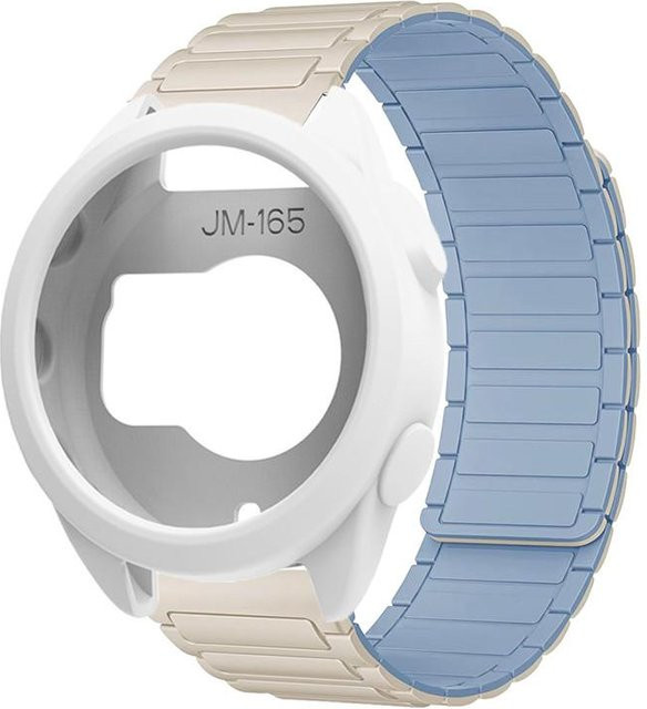 CHIICSMART Uhrenarmband und Schutzhülle für Garmin Forerunner 165, Silikon, Schwarz, Unisex - Bild 1