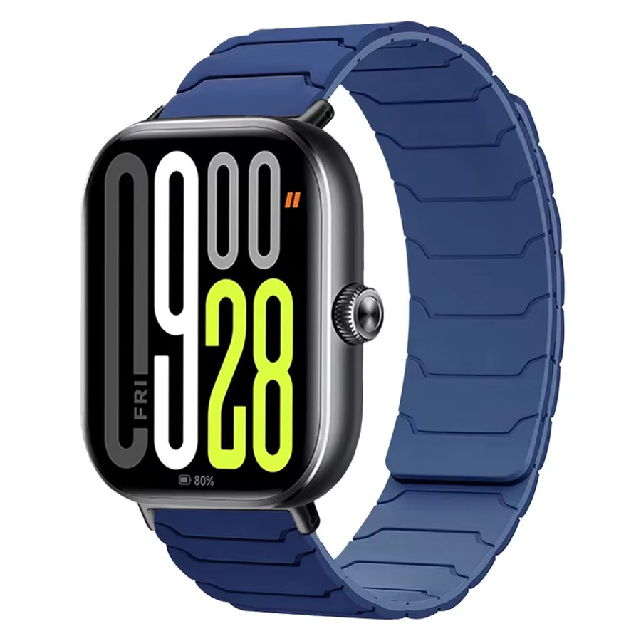 Xiaomi Silikonarmband, Magnetisch, Schwarz, Redmi Watch 5/4, Mi Band 9 Pro/8 Pro - Bild 5