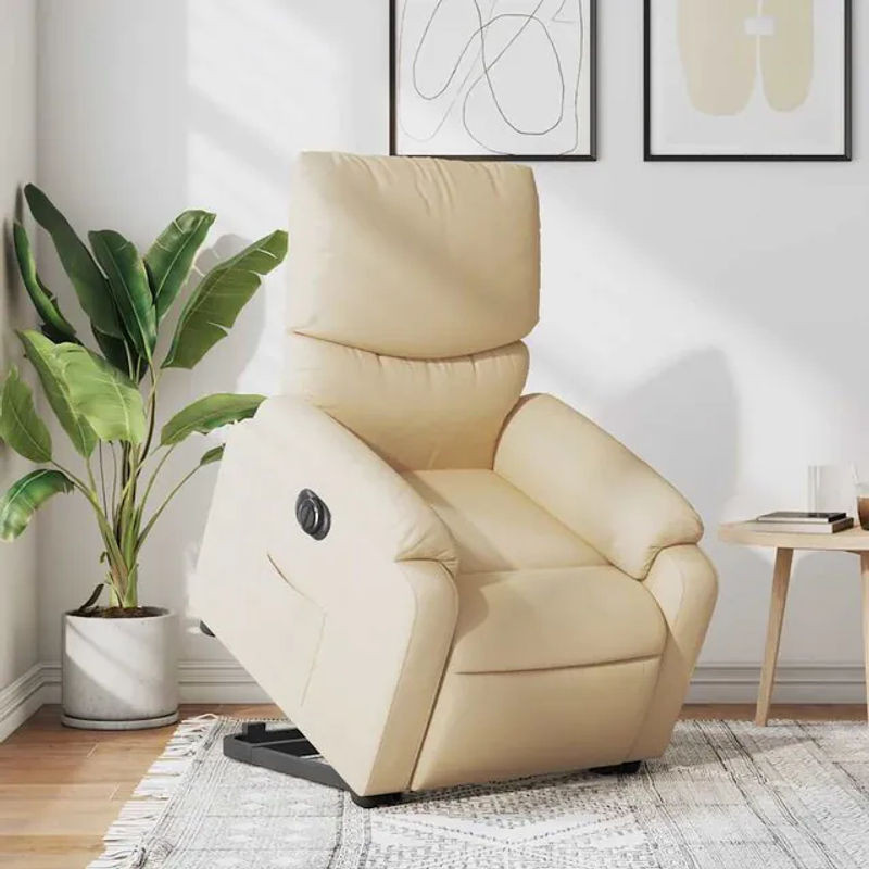 Vidaxl Elektrischer Massagesessel und Aufstehsessel in Beige - Bild 1