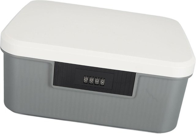 KaiSai Aufbewahrungskoffer für Akten und Dokumente mit Passwortschutz, 9 Liter, Enamel Gray - Bild 1