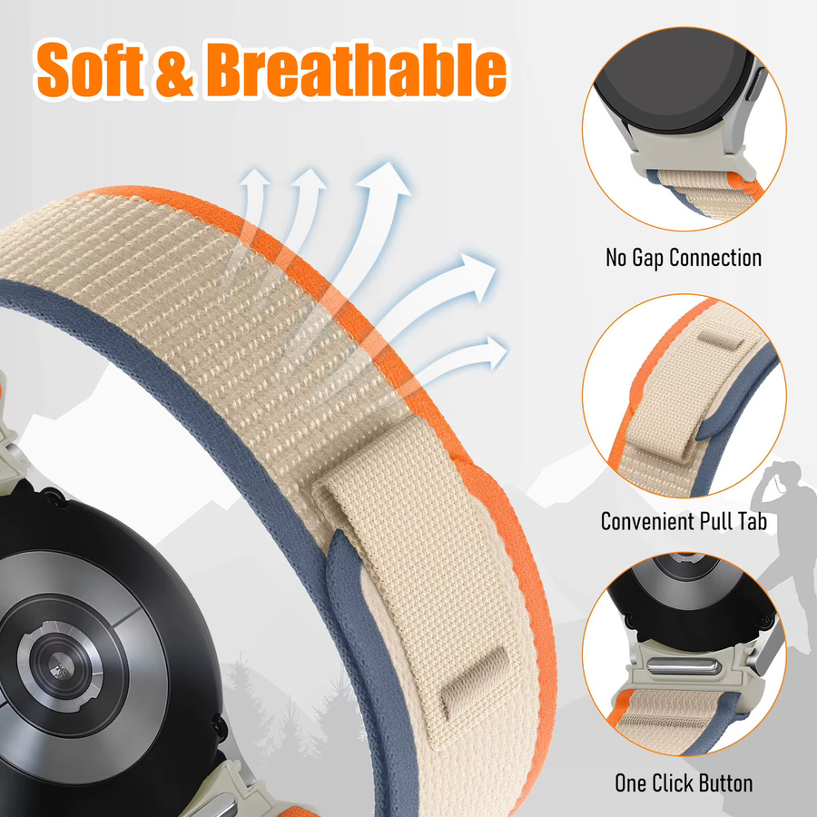 EIMO Trail Loop Armband für Samsung Galaxy Uhr, Nylon, Unisex - Bild 2