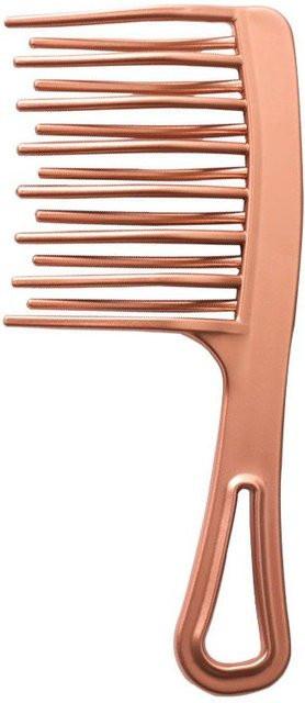 Doppelreihiger Kamm mit breiten Zähnen, Rose Gold - Bild 1