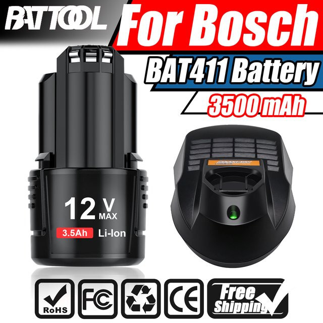 Bosch BAT411 Li-Ionen-Akku 3500mAh in Schwarz für 12V Systeme - Bild 1