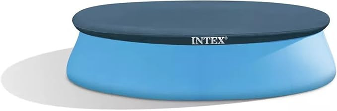 Intex Easy Set Pool Abdeckplane für runde Pools, Blau, Durchmesser: 305 cm - Bild 1