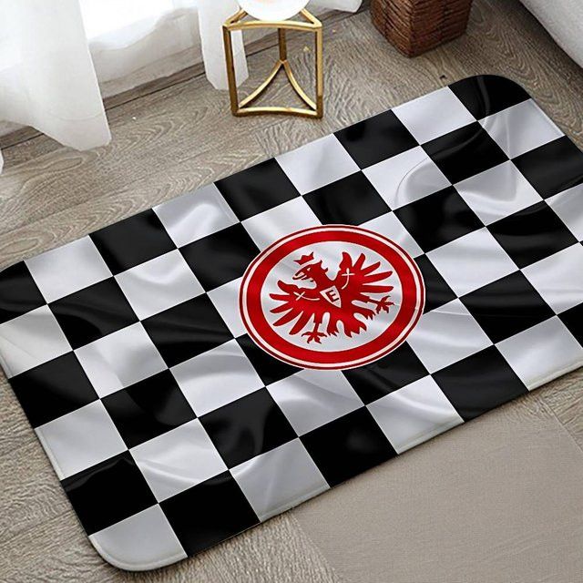 Moderner Teppich für Wohnzimmer und Schlafzimmer aus Vliesstoff, B/B: 80 x 120 cm - Bild 1