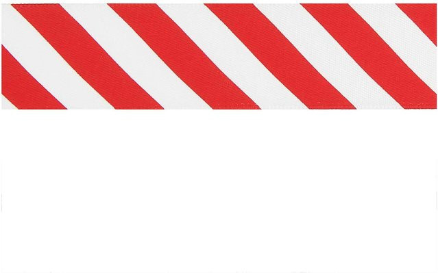 Rico Design Paper Poetry Satinband Streifen Rot-Weiß 25 mm x 3 m - Bild 1