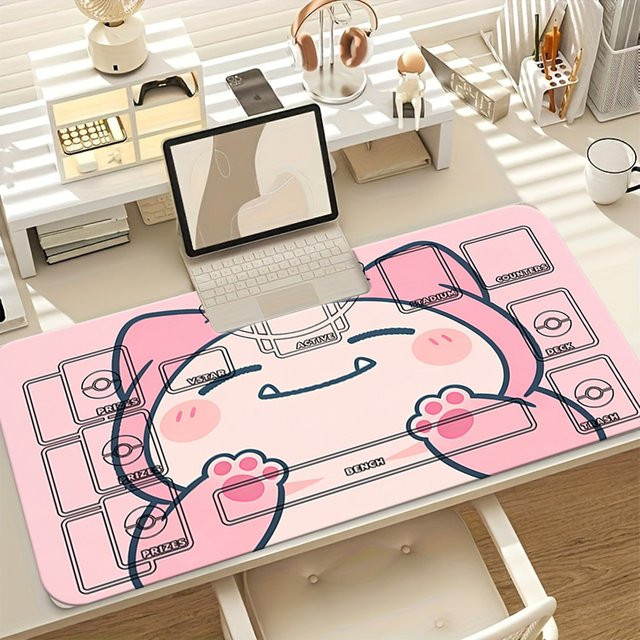 Potdemiel Pokémon Jigglypuff TCG-Spielmatte, Rosa, Zubehör - Bild 1