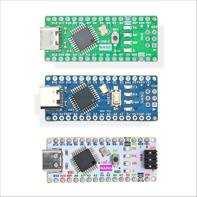 XDINO Arduino Nano 3.0 Kompatibles Entwicklungsboard mit ATmega328PB MCU und USB-C Anschluss - Bild 1