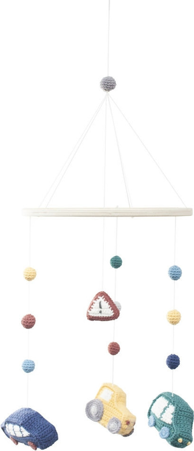 Sebra Little Driver Häkel-Babymobile, Fahrzeuge, Holz, Plüsch / Textil - Bild 1