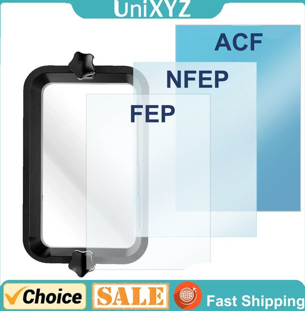 2er-Set UniXYZ Release Film FEP FPA nFEP ACF für Elegoo Saturn Mars 2 3 4 Ultra Anycubic Photon M5 M7 Max Pro Mono Creality Halot Mage S in Transparent - Bild 1