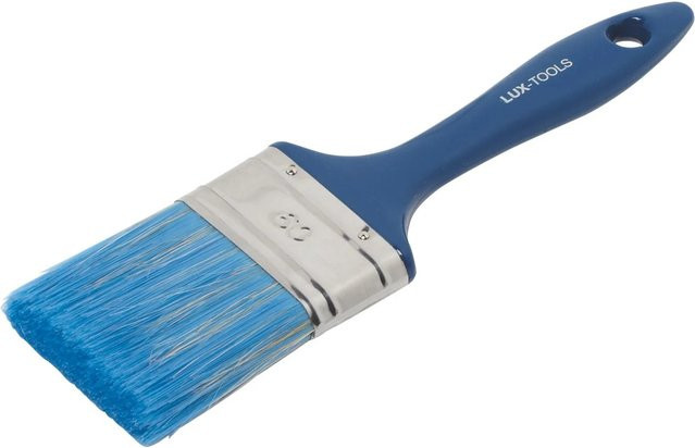 LUX-TOOLS Flachpinsel Classic Universal für wasserbasierte Lacke, Blau, Breite: 60 mm - Bild 1