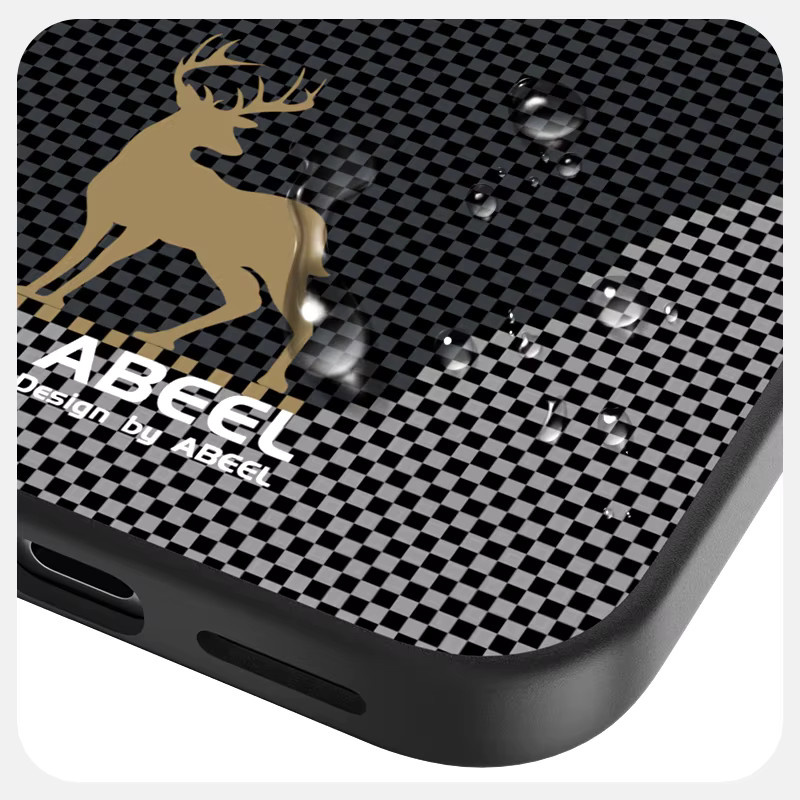 Magnetische Schutzhülle mit Kohlefaser-Textur für Apple iPhone 17 Air und iPhone 17 Pro Max in Schwarz, stoßfeste Rückseite mit kabelloser Ladefunktion - Bild 3