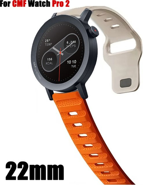 CMF by Nothing Smartwatch-Sportarmband, Silikon, 22 mm, Unisex - Bild 1