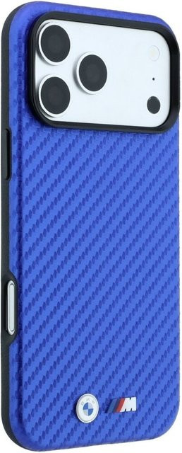BMW M Carbon Schutzhülle kompatibel mit iPhone 18 Pro Max und iPhone 17 Pro Max in Blau - Bild 1