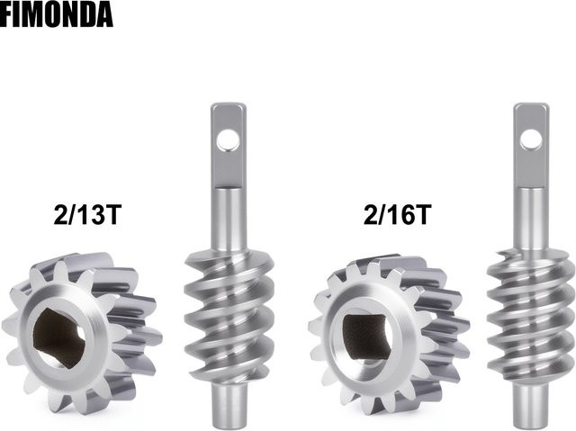 Axial Edelstahl-Overdrive-Differentialgetriebe 13T 16T, 1:30, Metall, Zubehör - Bild 1