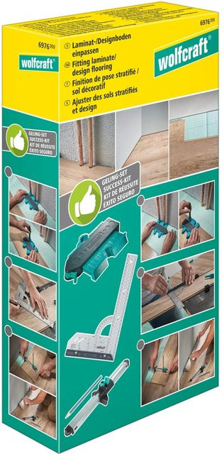 Wolfcraft Einpass-Set für Laminat- und Designboden Gelingpaket in Multicolor - Bild 2