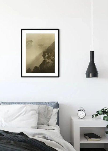 Komar Wandbild Golden Light in Gold, B: 40 cm, H: 50 cm - Bild 1