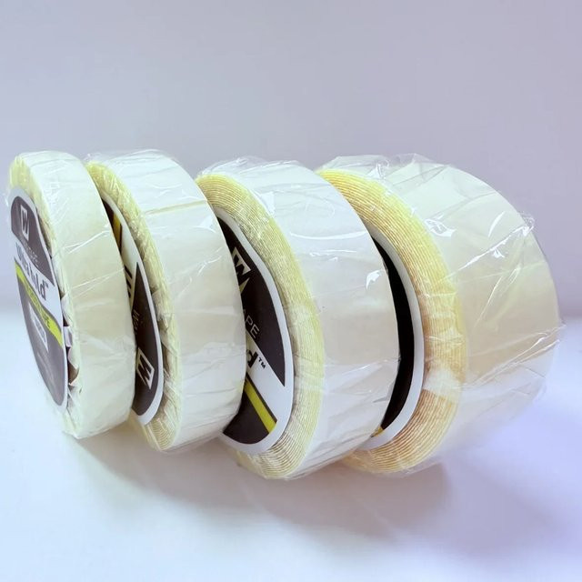 3 Yards Ultra Hold doppelseitiges Klebeband für Haarverlängerungen, weiß - Bild 1