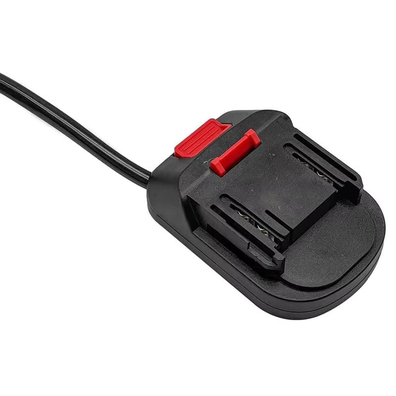 Lomvum Zhipu Akku-Adapter für Makita 18V Li-Ionen-Akkus mit Erweiterungskabel in Schwarz - Bild 5