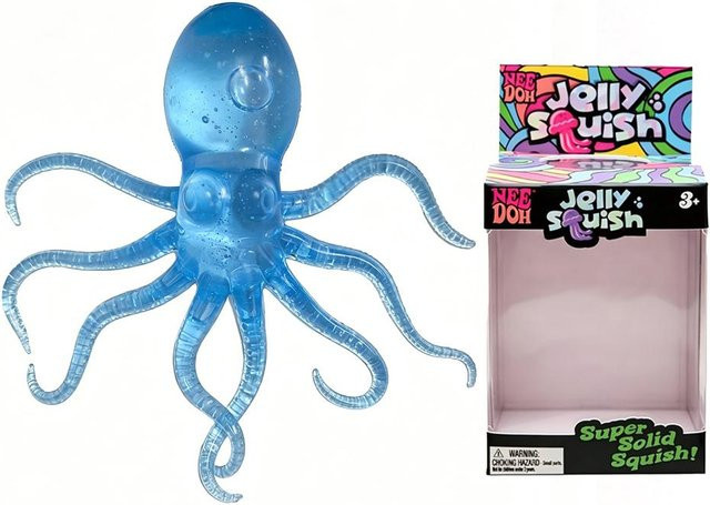 Nee Doh Jelly Hops Oktopus, Quetschspielzeug, wasserdichtes Fidget Wasser Spielzeug, sensorisches Spielzeug - Bild 1