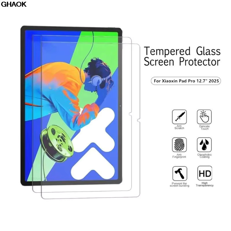 3er-Pack Displayschutzfolie aus gehärtetem Glas für Lenovo IdeaPad Tab Pro 12,7 11 12,1 Zoll, transparent - Bild 2
