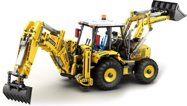 Reobrix Baggerlader Klemmbaustein Set 2466 Teile ab 14 Jahren - Bild 1