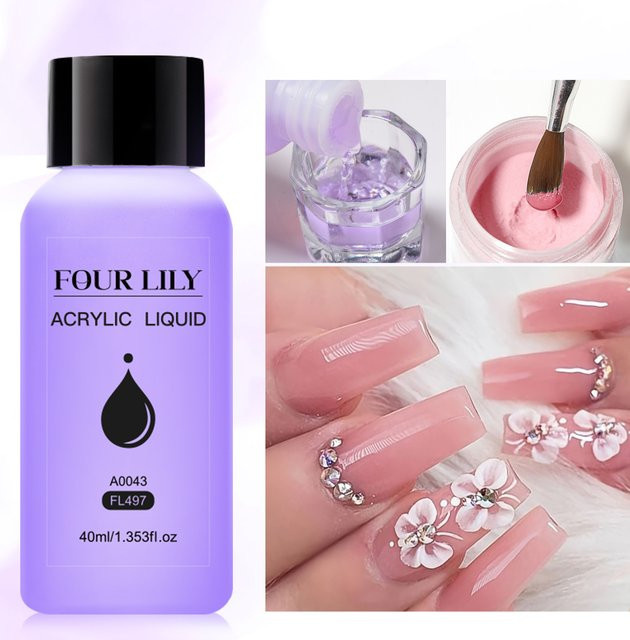 Four Lily Acryl Flüssigkeit, 40 ml - Bild 1