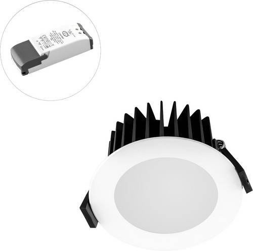 EVN L44100102 LED-Einbauleuchte in Weiß mit 10W Leistung - Bild 1