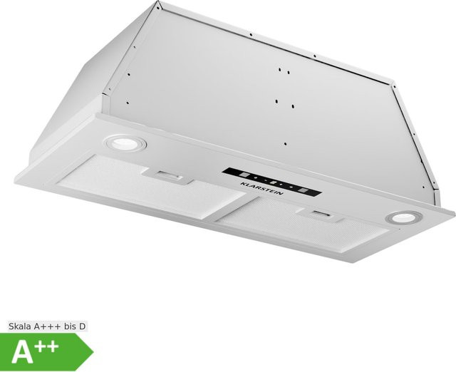 Klarstein Dunstabzugshaube Einbau Paolo 72 in Weiß mit LED Touch und 520 m³/h Leistung, Energieeffizienzklasse A++ - Bild 1