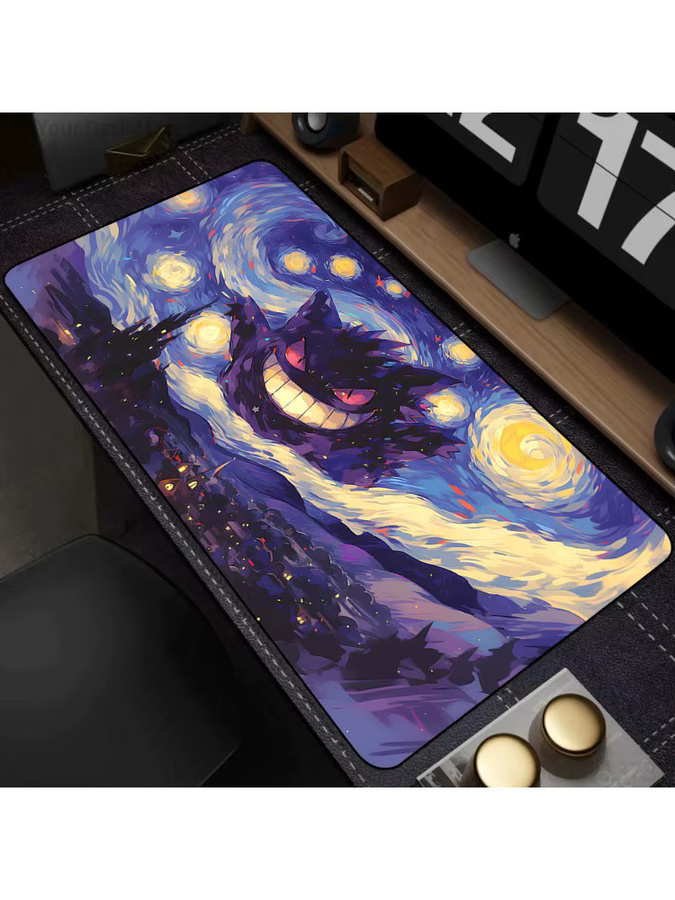 Potdemiel Gaming-Tastaturunterlage XXL mit Anime-Design Schwarz Multicolour - Bild 2