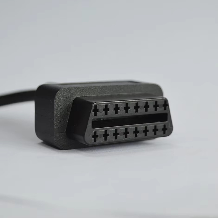 QXNY OBD2 Diagnose-Adapter Verlängerungskabel von 38-Pin auf 16-Pin Buchsenstecker für Mercedes Benz in Schwarz - Bild 5