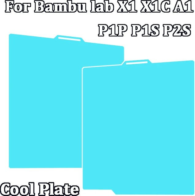 Bambu Lab Kühlplatte P2S doppelseitig beheizte Bauplatte für 3D-Drucker, B/B: 25,7 x 25,7 cm - Bild 1