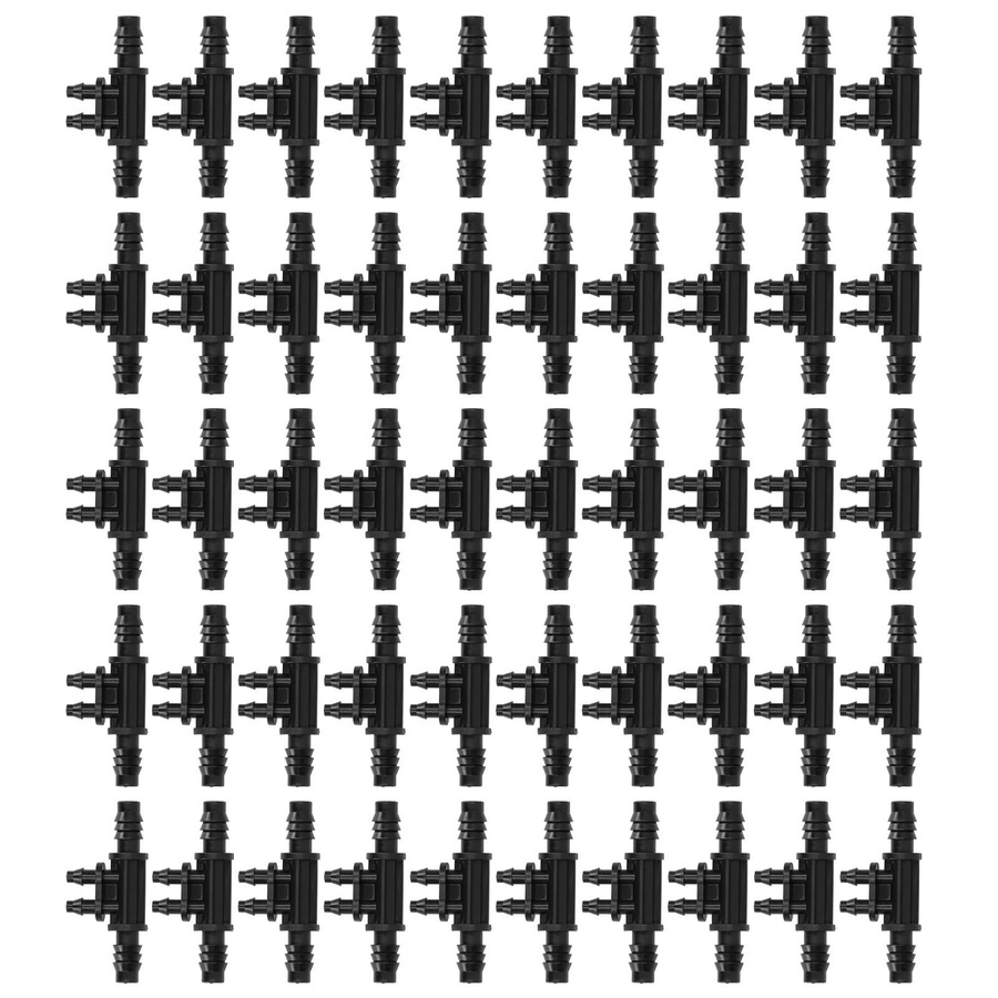50 Stück mfySpace 4-Wege-Verbinder für Tropfbewässerungsschläuche 8-11 mm auf 4-7 mm aus POM - Bild 4