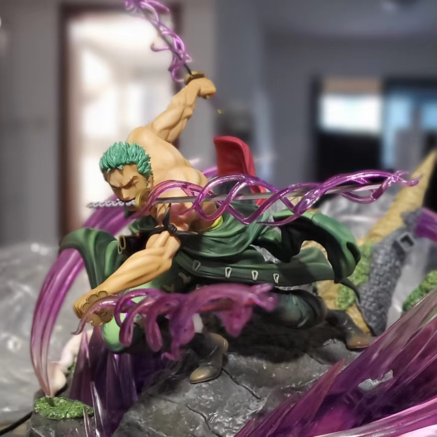 Bandai One Piece Roronoa Zoro Actionfigur, 10cm, Einzelfigur - Bild 4