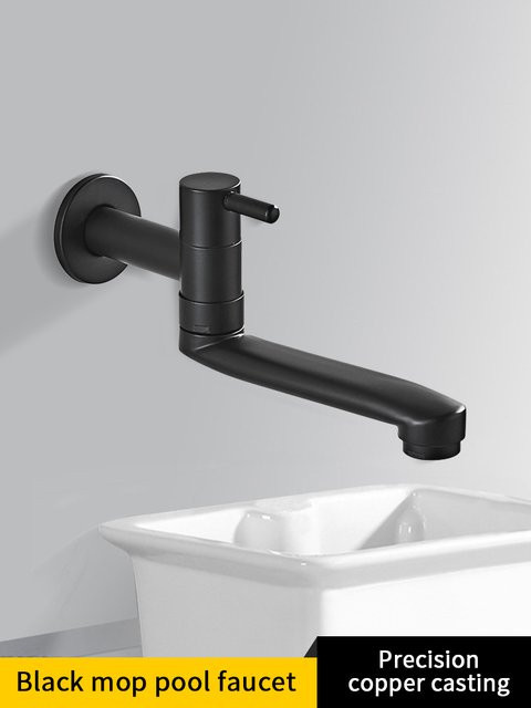 FALANGSHI Wand-Wasserhahn für Outdoor und Pool aus Kupfer Messing Modell WB1141 - Bild 1
