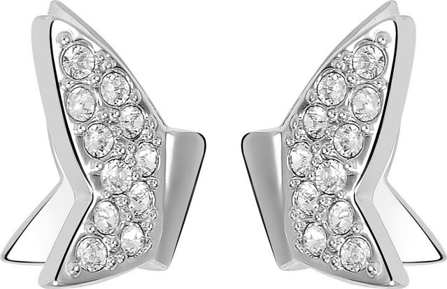 Swarovski Lilia Schmetterling Kristall Ohrringe, Silber, Damen - Bild 1
