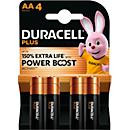 Duracell Plus Alkaline Batterien AA Mignon 1,5V, 4 Stück - Bild 2