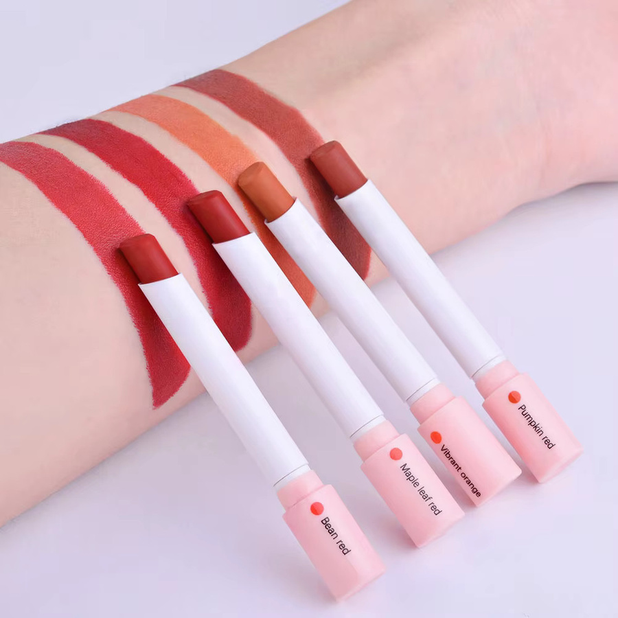ibcccndc Lippenstift Set, 4 Teile, Matt, Nackt, Unisex - Bild 3