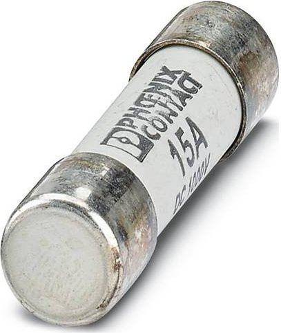 Phoenix Contact Sicherung 15A 1000 V/DC 10 Stück in Weiß und Silber - Bild 1