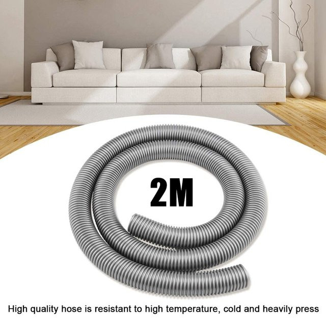 Universeller flexibler Haushaltsstaubsauger-Schlauch von LEENKEA in Grau, Innendurchmesser: 32 mm, Außendurchmesser: 39 mm - Bild 1