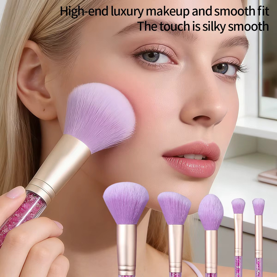 KOSSHOW Make-up-Pinsel-Set mit Schwamm und Reinigungsset, 30 Stück, Purple Series - Bild 2