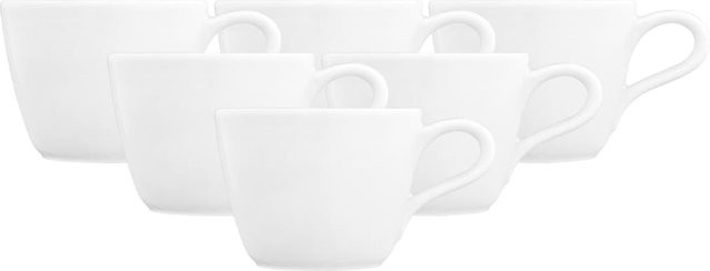 Seltmann Weiden Espressotassen Nori Home, 6er Set, Weiß, 90 ml - Bild 1