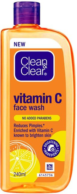 Clean & Clear Vitamin C Gesichtswaschgel, 240 ml, Empfindliche Haut - Bild 1