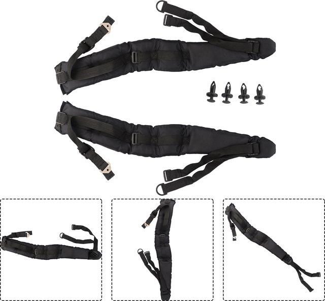 Echo Rucksack-Laubbläser Gurtsatz mit Kabelbaum-Set für PB-770, Farbe: Schwarz, Teilenummern: P021046661 und P021046660 - Bild 1