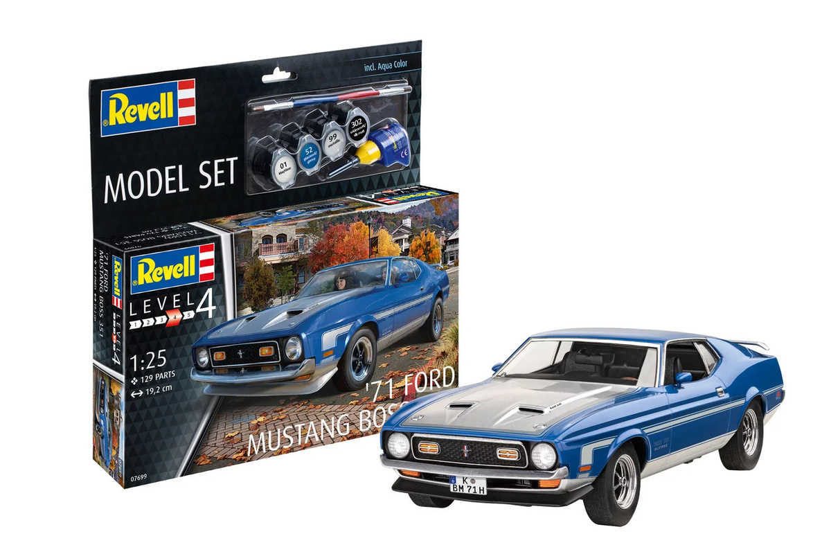 Revell Model Set '71 Ford Mustang Boss 351, Fahrzeug, 1:24 - Bild 2