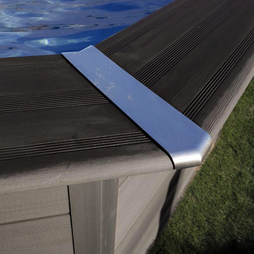 GRE Pool Avantgarde in Grau mit LEDs, Volumen: 17870 l, B/H/L: 326 x 124 x 606 cm - Bild 2