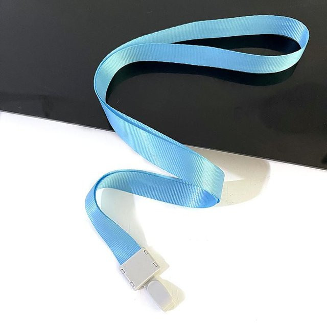 Yiran Furniture ID-Kartenhalter aus Kunststoff, doppelseitig transparent, blau - Bild 1