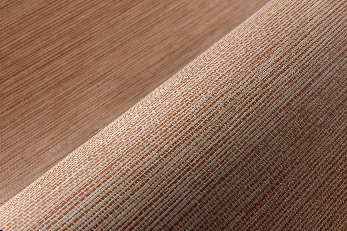 Arte International Wallpaper La Prairie in Orange aus Vinyl und Vlies für ein modernes Naturdesign - Bild 2