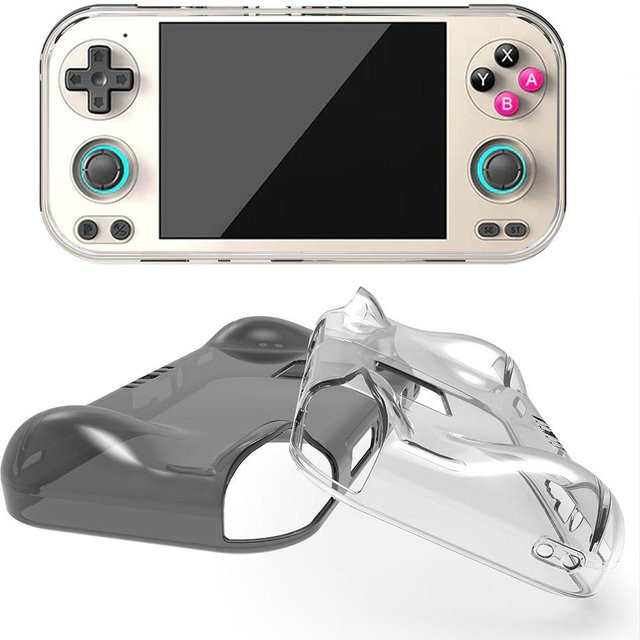 Anbernic RG476H Schutzhülle aus transparentem schwarzem TPU für deine Handheld-Spielkonsole - Bild 1